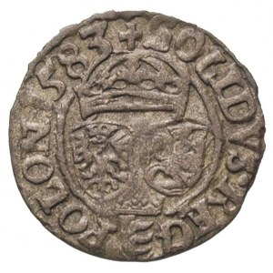 szeląg 1583, Olkusz, patyna