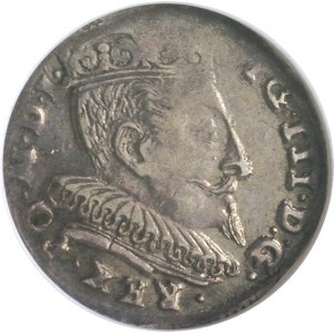 trojak 1594, Wilno, Ivanauskas 1062:210, moneta w pudeł...