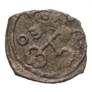 denar 1608, Poznań, T. 7, ładnie zachowany, patyna