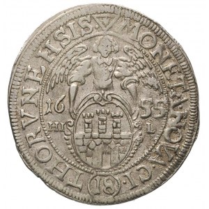 ort 1655, Toruń, T. 2, moneta wybita jeszcze nie zniszc...