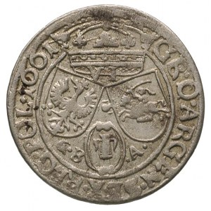 szóstak 1661, Lwów, odmiana z literami G B - A