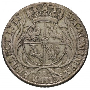 talar 1755, Lipsk, srebro 29.12 g, Schnee popiersie typ...