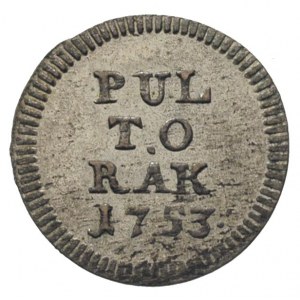 póltorak 1753, Lipsk, Merseb. 1788, rzadka moneta w tak...