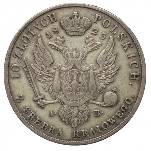 10 złotych 1823, Warszawa, Plage 26, Bitkin 822 R, drob...