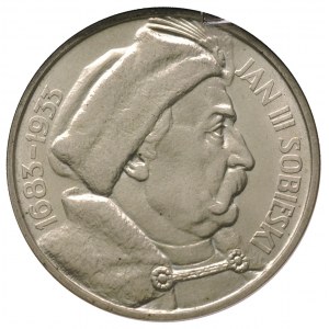 10 złotych 1933, Jan III Sobieski, moneta w pudełku GCN...