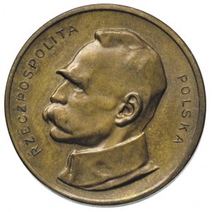 100 bez nazwy (marek) 1922, Józef Piłsudski, mosiądz 6....