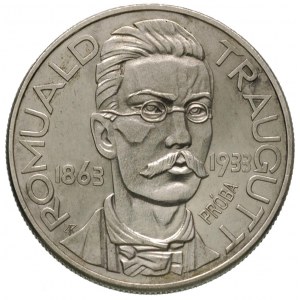 10 złotych 1933, Romuald Traugutt, na rewersie wypukły ...