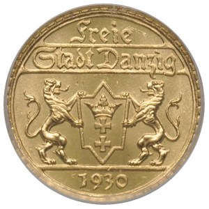25 guldenów 1930, Berlin, Posąg Neptuna, złoto, Parchim...