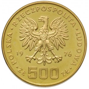 500 złotych 1976, Warszawa, Tadeusz Kościuszko, złoto 2...