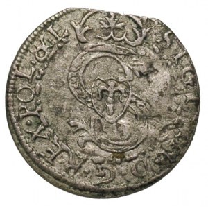 szeląg 1605, Mitawa, Gerbaszewski 2.5.1.2, moneta z koń...