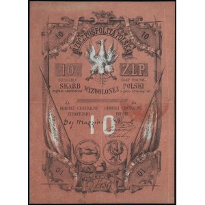 10 złotych polskich 1853, Londyn, Bilet Skarbowy Wyzwol...