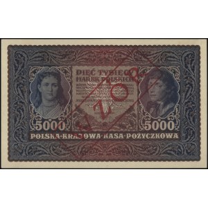 5.000 marek polskich 7.02.1920, II seria A, numeracja 1...