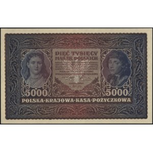 5.000 marek polskich 7.02.1920, II seria AN, Lucow 417,...