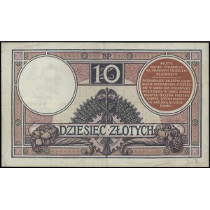 10 złotych 15.07.1924, III Emisja, seria A, Lucow 608 R...