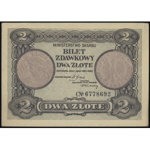 2 zlote 1.05.1925, seria C, Lucow 705 R3, Miłczak 60