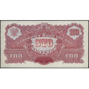 100 złotych 1944, \obowiązkowym, seria TA