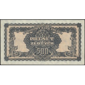 500 złotych 1944, \obowiązkowym, seria AX