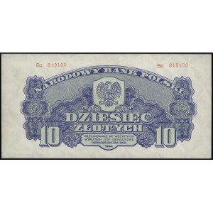 10 złotych 1944, \obowiązkowe, seria Bc