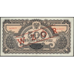 500 złotych 1944, \obowiązkowe, seria Ax 638177