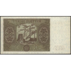 1.000 złotych 15.07.1947, seria H, Miłczak 133b