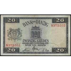 20 guldenów 1.11.1937, Miłczak G53a