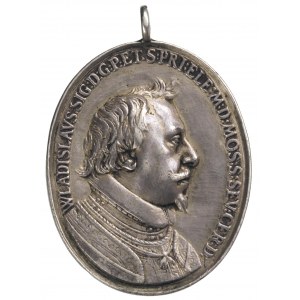 Władysław - car 1610-1619, medal owalny z uchem, Aw: Po...