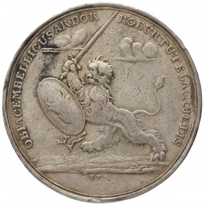 Rafał Leszczyński - medal autorstwa Johanna Reinharda E...