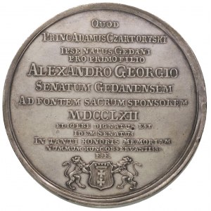 medal z okazji chrztu Aleksandra Jerzego Czartoryskiego...