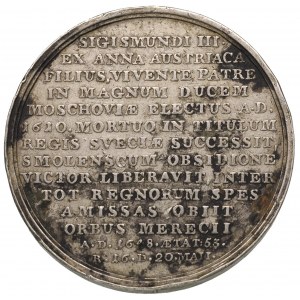 Władysław IV - medal ze świty królewskiej autorstwa J.J...
