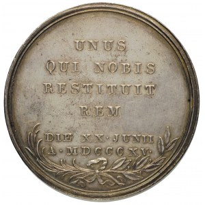 medal cara Aleksandra I autorstwa J. Majnerta wybity w ...