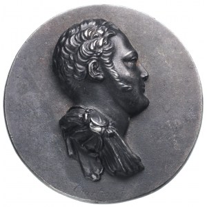 medal z Aleksandrem I, sygn. Charton f. z 1820 roku, Aw...