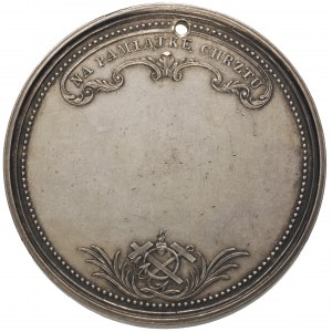medal na pamiątkę chrztu autorstwa J. Majnerta, Aw: Chr...