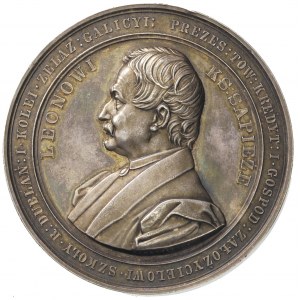 Leon Sapieha - medal autorstwa C. Radnitzkiego wybity 1...