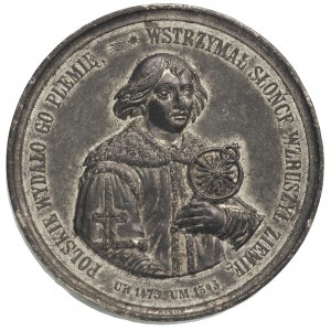 Mikołaj Kopernik - medal na 400-lecie urodzin, 1873 r.,...