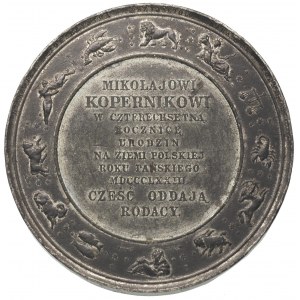 Mikołaj Kopernik - medal na 400-lecie urodzin, 1873 r.,...