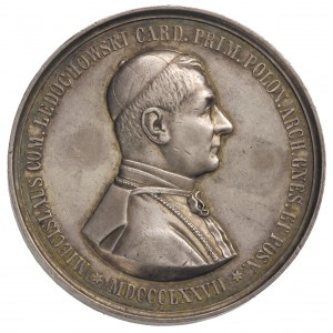 kardynał Mieczysław Ledóchowski - medal wybity w 1877 r...