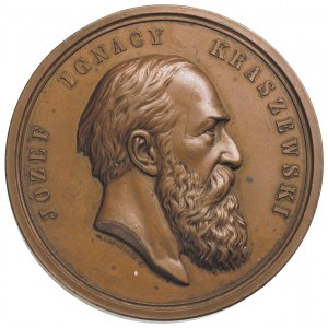 Józef Ignacy Kraszewski - medal autorswa M. Bardulecka ...