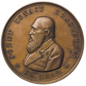 Józef Ignacy Kraszewski-medal autorstwa W.A. Malinowski...