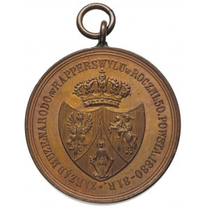 medal z uszkiem na 50-lecie Powstania Listopadowego wyd...