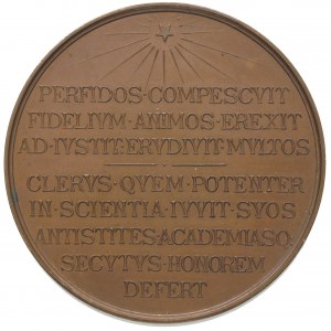 Michał Nowodworski- medal pamiątkowy 1888 r., Aw: Popie...