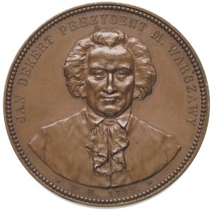 Jan Dekert- medal autorstwa Lauera na 100-lecie Sejmu C...