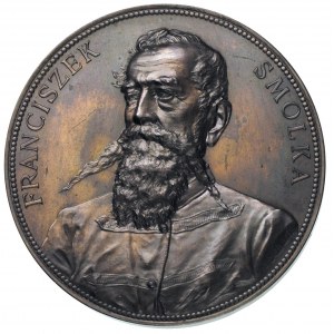Franciszek Smolka-medal autorstwa A. Scharfa 1895 r., A...