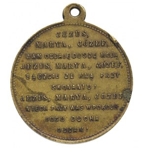 zestaw medali religijnych z uszkiem, Jasna Góra 1882 /R...