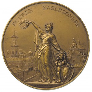 Władysław Łoziński-medal autorstwa J. Markowskiego 1906...