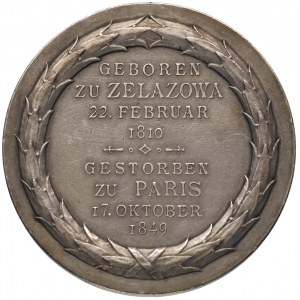 Fryderyk Chopin-medal autorstwa Lauera 1910 r., Aw: Pop...