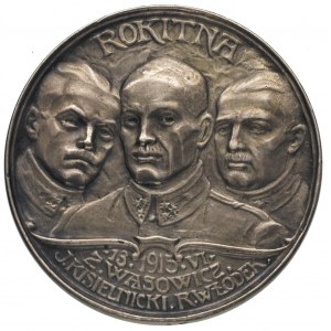 medal dla uczczenia poległych w szarży pod Rokitną wybi...