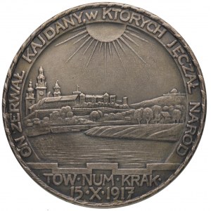 Tadeusz Kościuszko-medal autorstwa Jana Wysockiego wybi...