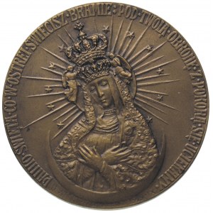 medal z Matką Boską Ostrobramską 1919 r., Aw: Matka Bos...