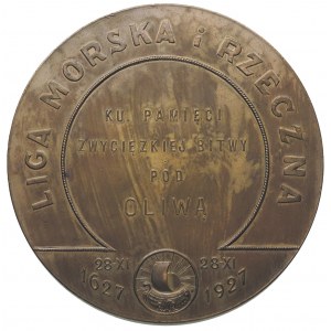 300-lecie Bitwy pod Oliwą- medal autorstwa Stefana Ślez...