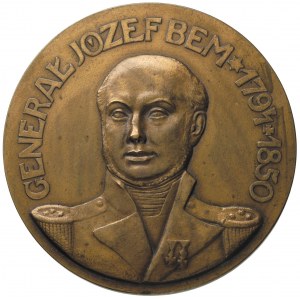 generał Józef Bem-medal autorstwa St. Popławskiego 1928...